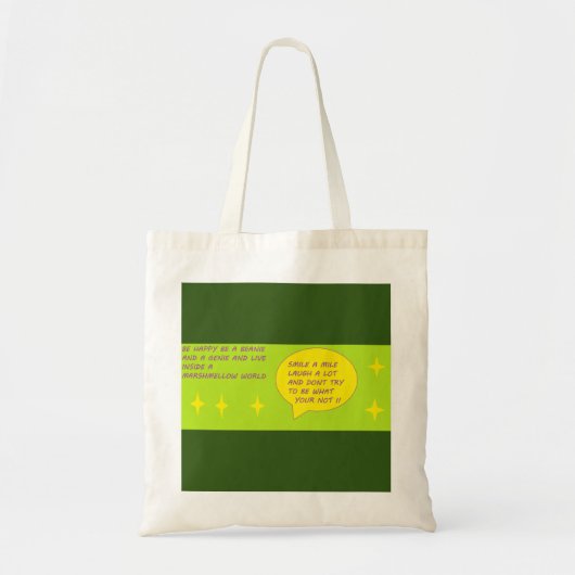 Angesagte Mode-Spaß-Tasche Tasche mit Logo-Nachric (Vorne)