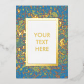 Angesagte moderne Karte mit Künstlerischer Design  (Vorderseite)