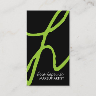 Angesagte Monogramm-Visitenkarten Visitenkarte