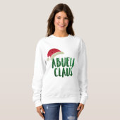 Angesagte Oma Abuela Santa Clause Weihnachten Sweatshirt (Vorne ganz)