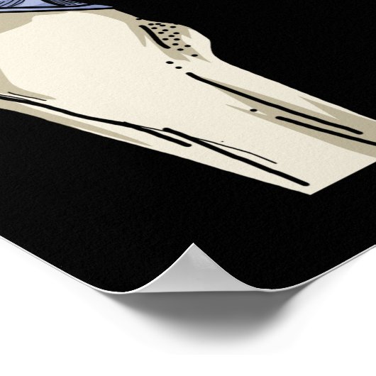 Angesagte Operation Erholung Geschenke Hippie Ange Poster (Ecke)