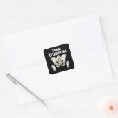 Angesagte Operation Erholung Geschenke Hippie Ange Quadratischer Aufkleber (Umschlag)