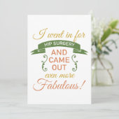 Angesagte Operation Fabulous Erholung (grün) Einladung (Stehend Vorderseite)