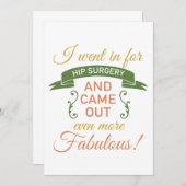 Angesagte Operation Fabulous Erholung (grün) Einladung (Vorne/Hinten)