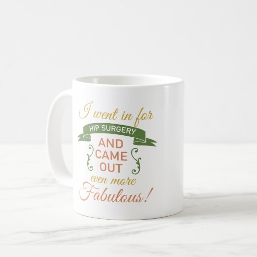 Angesagte Operation Fabulous Erholung (grün) Kaffeetasse (Vorderseite Links)