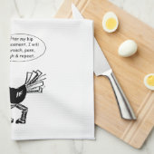 Angesagte Operation für den Austausch - Fun Quote Geschirrtuch (Viertel Falte)