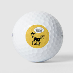 Angesagte Operation für den Austausch - Fun Quote Golfball