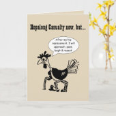 Angesagte Operation für den Austausch - Fun Quote Karte (Gelbe Blume)