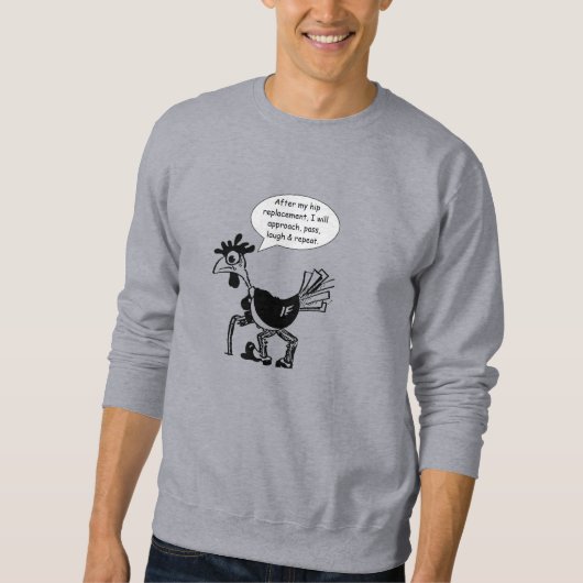 Angesagte Operation für den Austausch - Fun Quote Sweatshirt (Vorderseite)