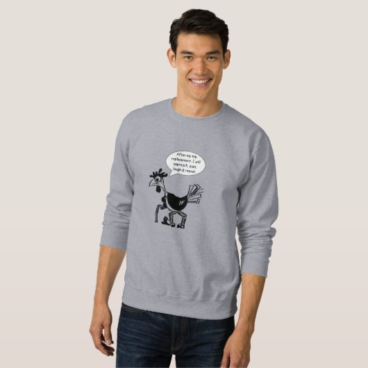Angesagte Operation für den Austausch - Fun Quote Sweatshirt (Vorne ganz)