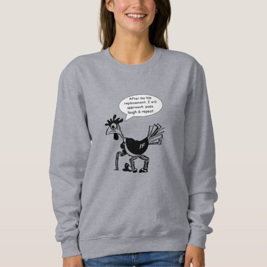 Angesagte Operation für den Austausch - Fun Quote Sweatshirt (Vorderseite)