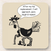 Angesagte Operation für den Austausch - Fun Quote Untersetzer (Vorderseite)