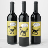 Angesagte Operation für den Austausch - Fun Quote Weinetikett (Flaschen)