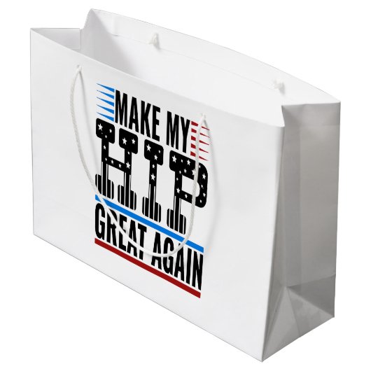 Angesagte Operation Große Geschenktüte (Rückseite Schrägansicht)