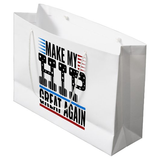 Angesagte Operation Große Geschenktüte (Vorderseite Schrägansicht)