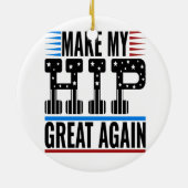 Angesagte Operation Keramik Ornament (Hinten)