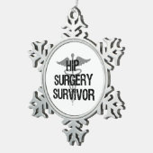 Angesagte Operation Schneeflocken Zinn-Ornament (Rechts)