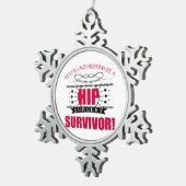 Angesagte Operation Schneeflocken Zinn-Ornament (Rechts)