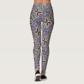 Angesagte Pastellfarben und orientalische Stammesk Leggings (Rückseite)