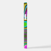 Angesagte Retro-Chic 3D-Flüssig-Art-Muster iPhone Hülle (Rechte Seite)