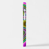 Angesagte Retro-Chic 3D-Flüssig-Art-Muster iPhone Hülle (Linke Seite)