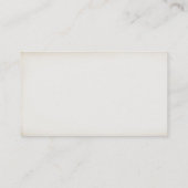 Angesagte Retro-Style Typografie Türkisriss Visitenkarte (Rückseite)