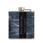 Angesagte Schublade Flachmann (Rückseite)