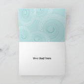 Angesagte singende Mädchen Karte (Innenseite)