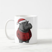 Angesagte Ugly Sweater Weihnachtsmannmütze Weihnac Kaffeetasse (Links)