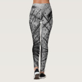 Angesagte und Funky Designer-Leggings Leggings (Rückseite)