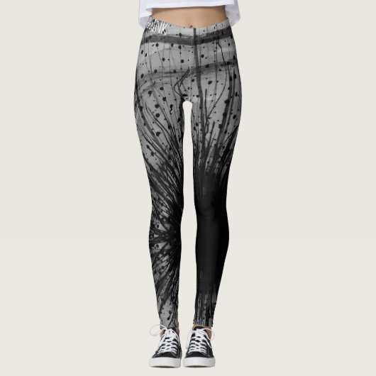 Angesagte und Funky Designer-Leggings Leggings (Vorderseite)