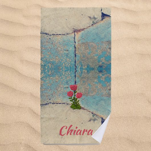 Angesagte und Hübsche Rose von Beton Beach Handtuc Strandtuch
