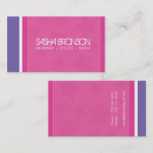 Angesagte und moderne Geschäfts-Karten Visitenkarte (Vorne/Hinten)