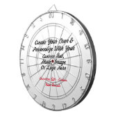 Angesagte Weihnachtsgeschenkidee, Personalisierte Dartscheibe (Vorderseite rechts)