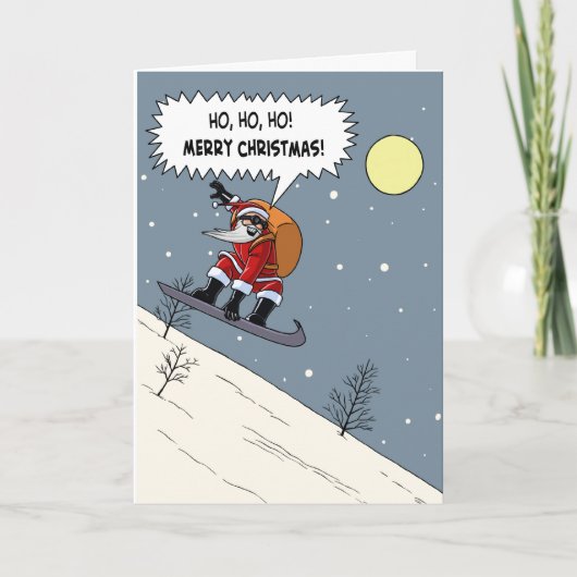 Angesagte Weihnachtskarte Feiertagskarte (Vorderseite)