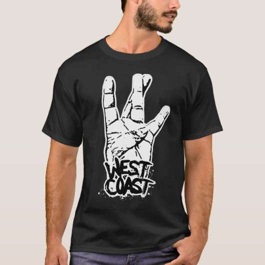 Angesagte Westküste T-Shirt (Vorderseite)