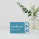 Angesagte Zickzack Mama-Karten Telefonnummerkarte (Stehend Vorderseite)