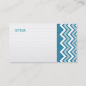 Angesagte Zickzack Mama-Karten Telefonnummerkarte (Rückseite)