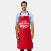 Angesagten nicht alle Helden tragen Kaps Funny GRI Schürze (Getragen)