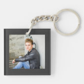 Angesagter angesagter Foto Abschluss Foto Schlüsselanhänger (Rückseite)