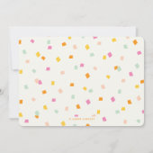 Angesagter Angesagter Geburtstag Einladung - Orang (Rückseite)