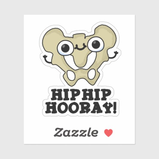 Angesagter Angesagter Hooray Funny Anatomie Pun Aufkleber (Blatt)