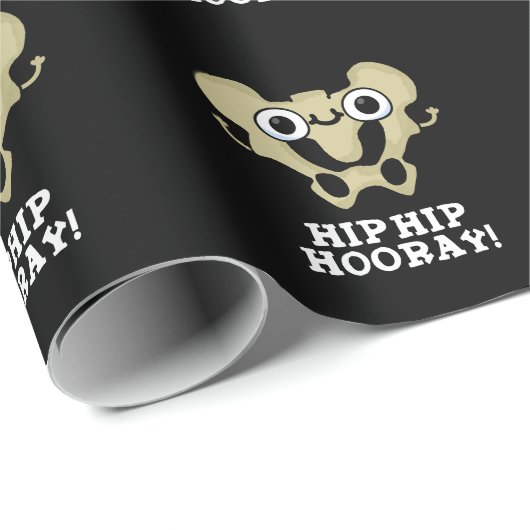 Angesagter Angesagter Hooray Funny Anatomie Pun Da Geschenkpapier (Rolleneckpunkt)