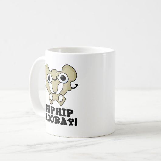 Angesagter Angesagter Hooray Funny Anatomie Pun Kaffeetasse (Vorderseite Links)