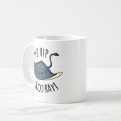 Angesagter Angesagter Hooray Funny Sting Ray Pun Kaffeetasse (Vorderseite Links)
