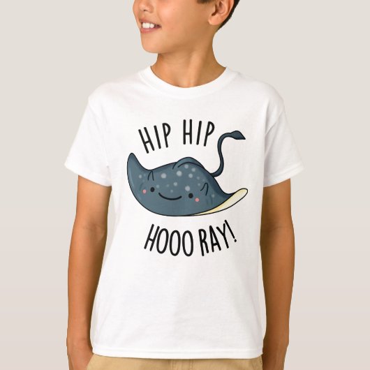 Angesagter Angesagter Hooray Funny Sting Ray Pun T-Shirt (Vorderseite)