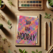 Angesagter Angesagter Hooray Spaß Moderne Whimsist Karte