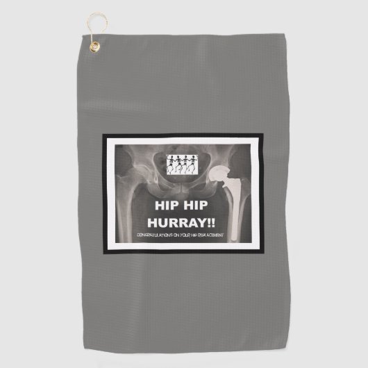 Angesagter Angesagter Hurray - Glückwunsch für Ang Golfhandtuch (Vorderseite)