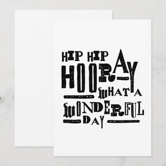 Angesagter Angesagter Urlaub Feiertagskarte (Vorne/Hinten)