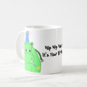 Angesagter Angesagter Urlaub - Geburtstag Kaffeetasse (Vorderseite Links)